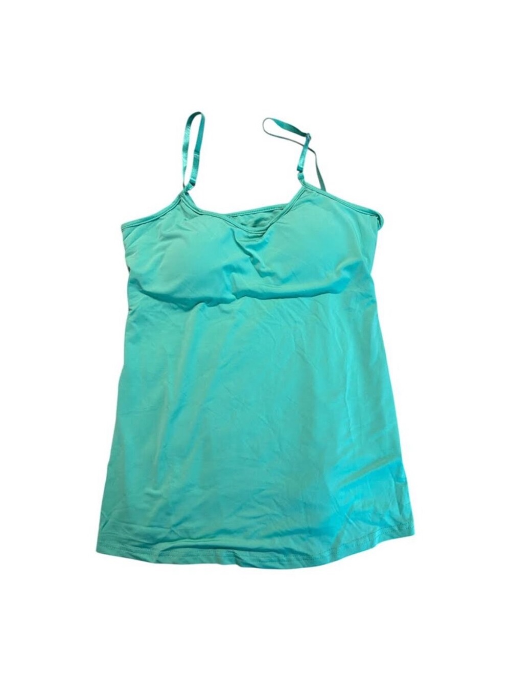 Turquoise Shelf Tank Cami Top